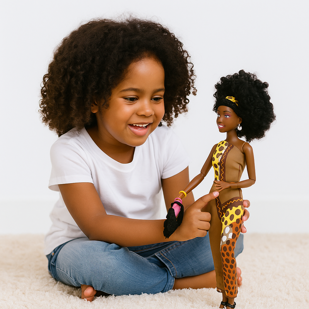 African barbie fashion doll - Naturally Me