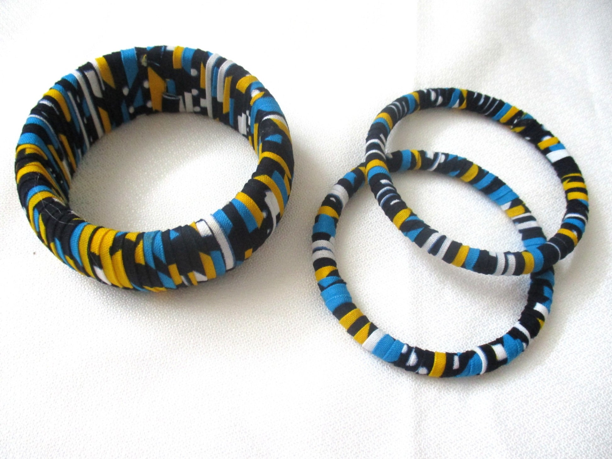 African Print Bangles - Naturally Me