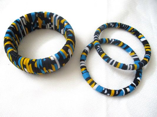 African Print Bangles - Naturally Me