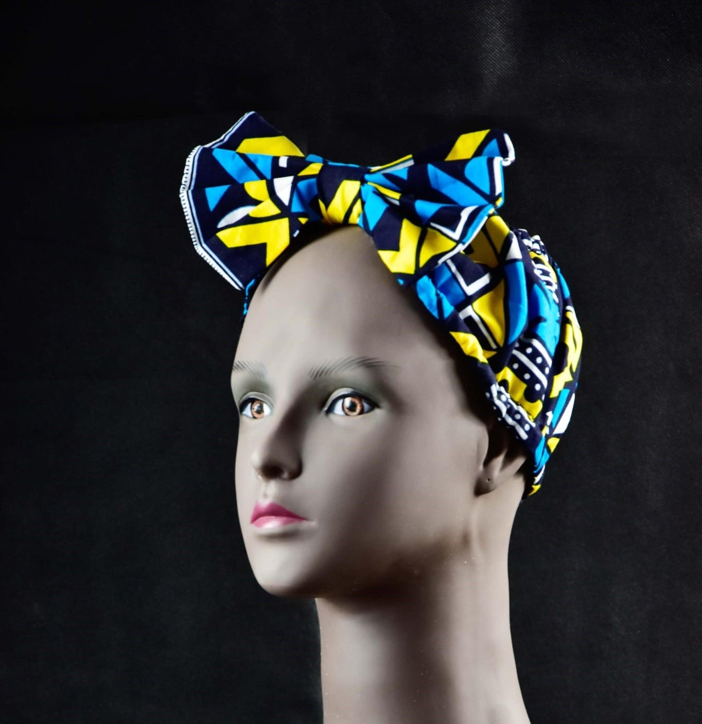 Ankara Bow Headband - Naturally Me