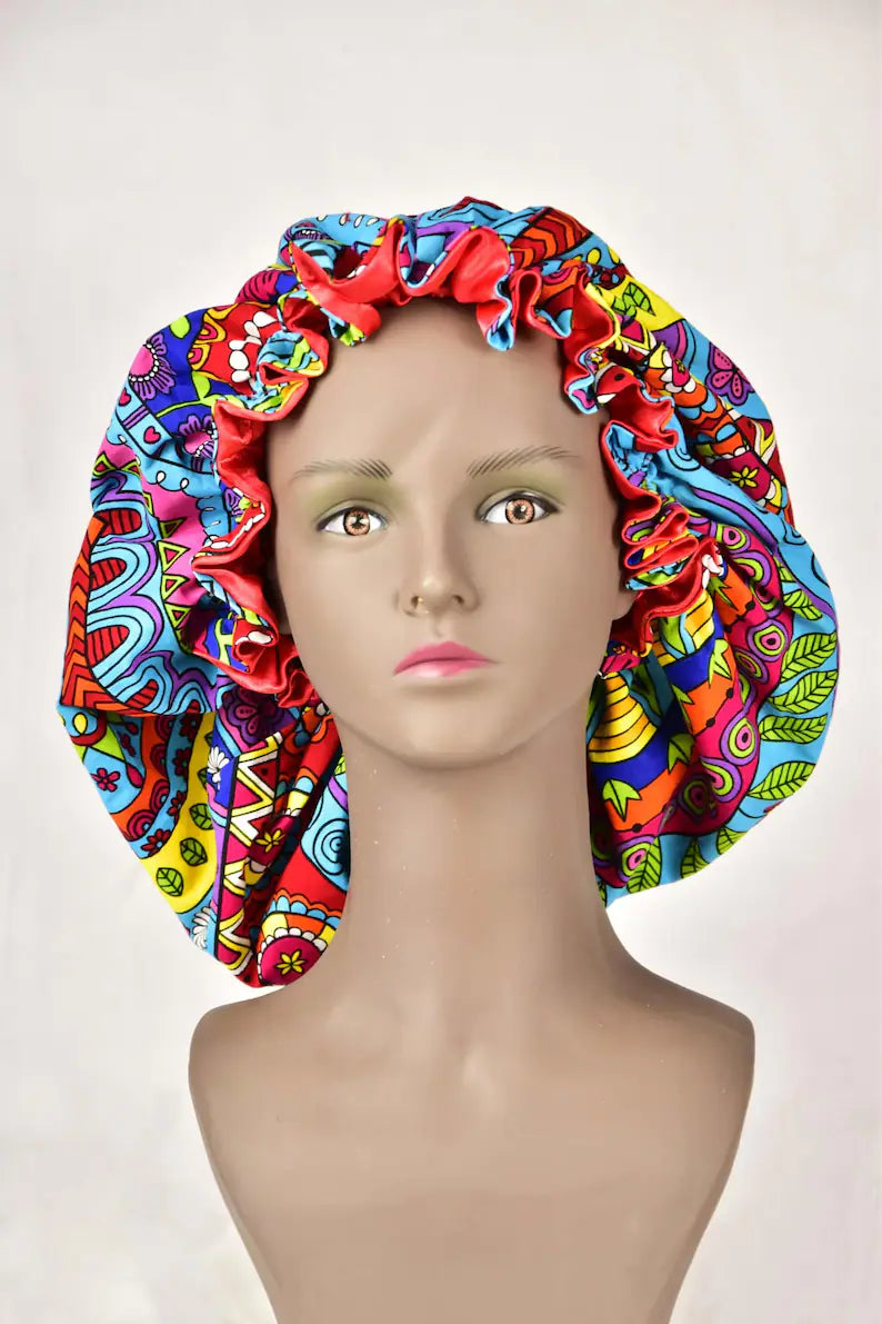 Ankara Braids Cap - Naturally Me