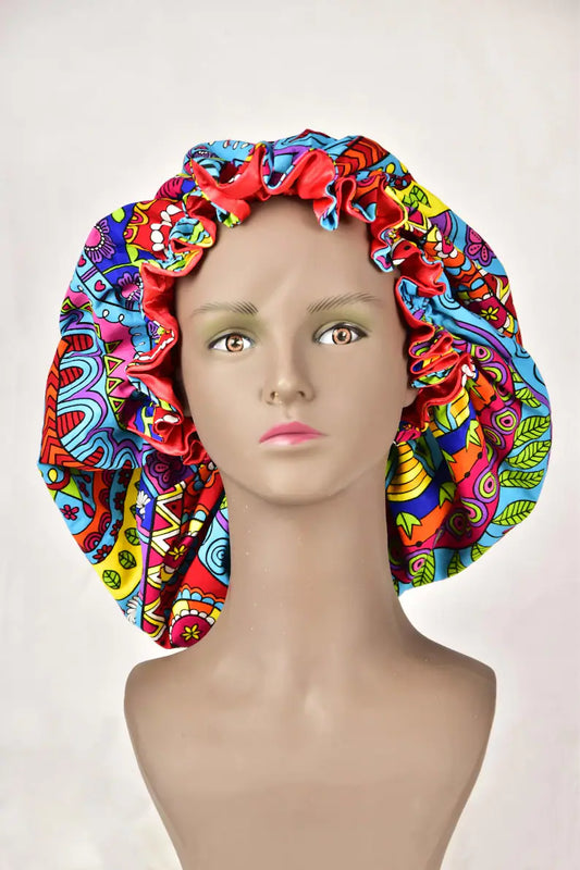 Ankara Braids Cap - Naturally Me