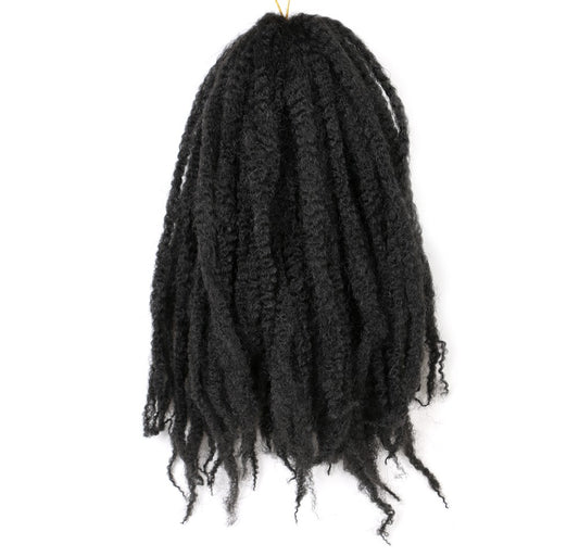 Afro Kinky Bulk Hair Extensions Marley Braids 18 Inch - Naturally Me