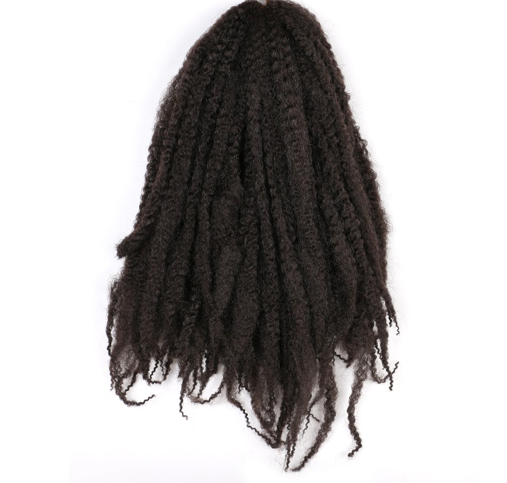 Afro Kinky Bulk Hair Extensions Marley Braids 18 Inch - Naturally Me