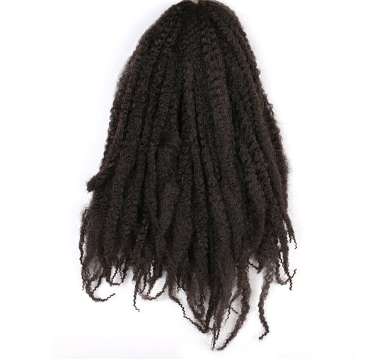 Afro Kinky Bulk Hair Extensions Marley Braids 18 Inch - Naturally Me
