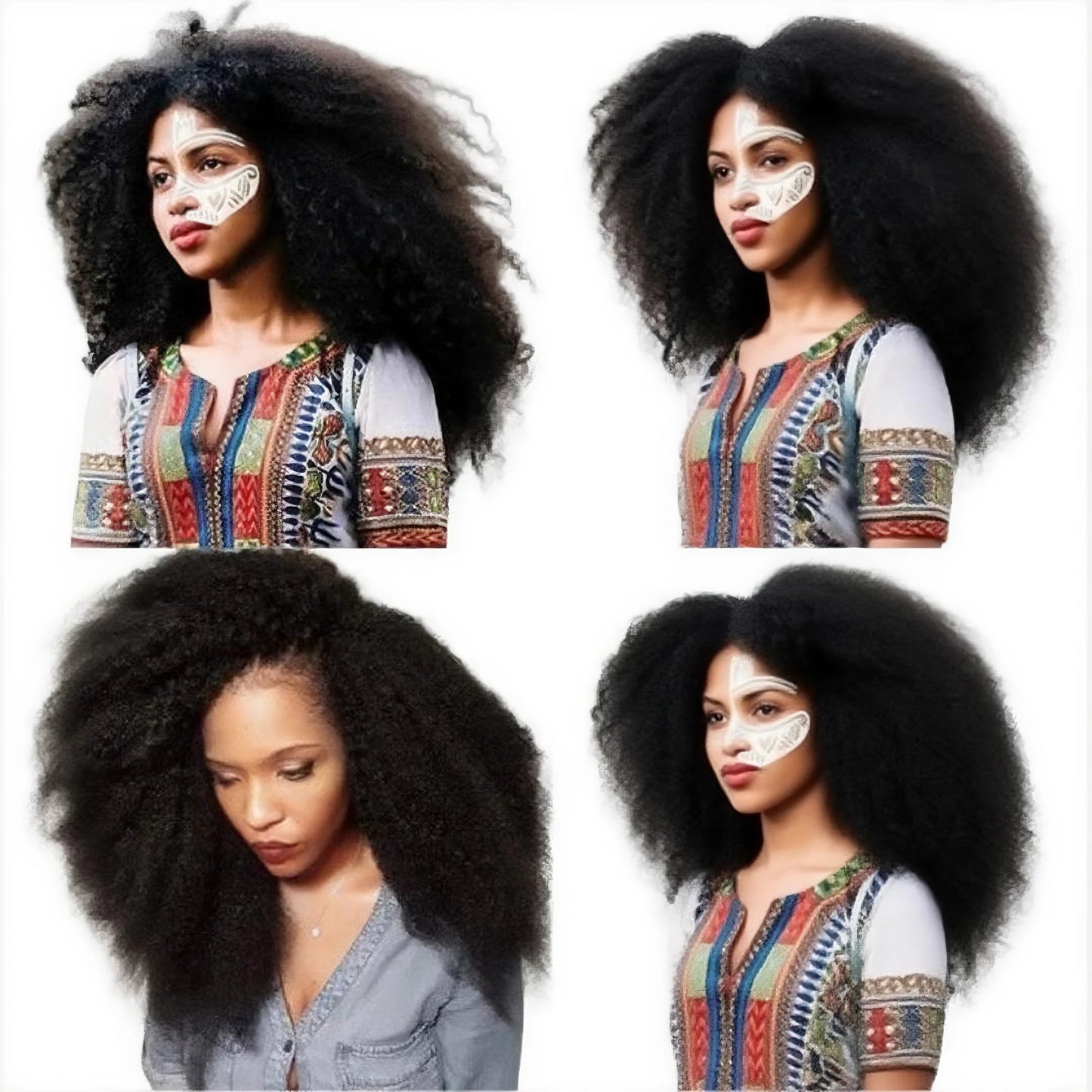 Afro Kinky Bulk Hair Extensions Marley Braids 18 Inch - Naturally Me