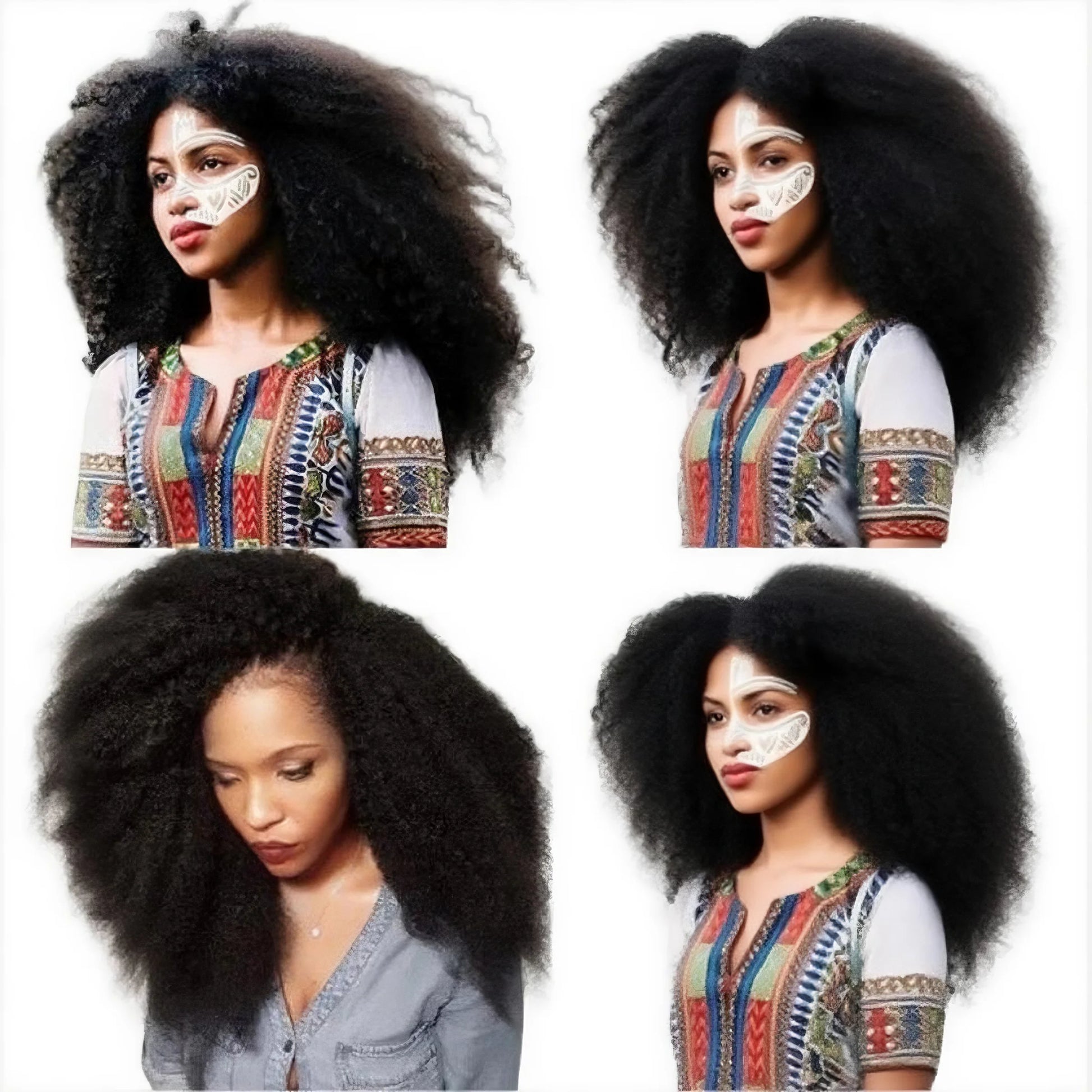 Afro Kinky Bulk Hair Extensions Marley Braids 18 Inch - Naturally Me